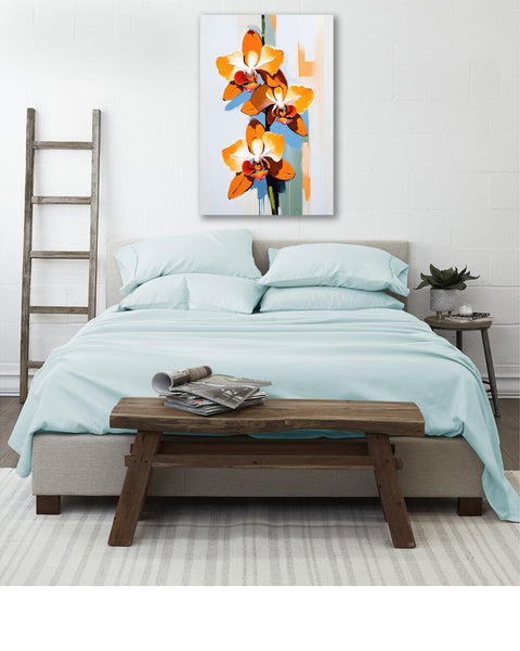Orange Orchid (Abstract Flower Collection)
