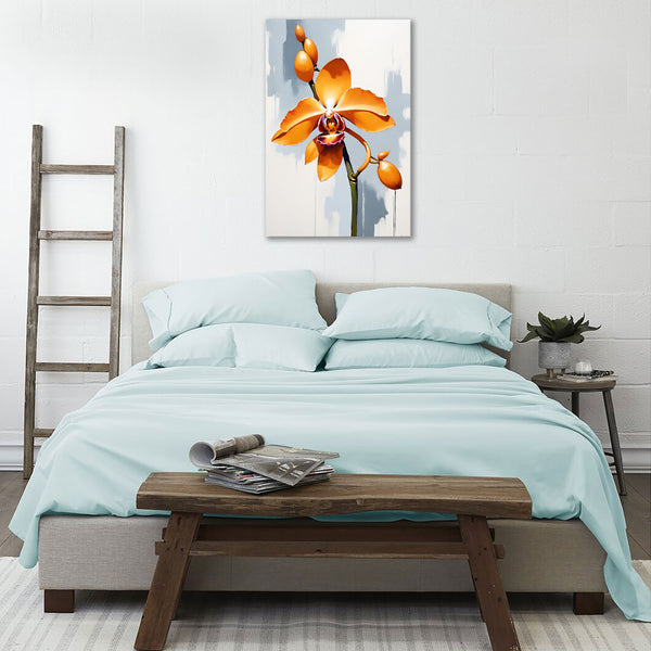Orange Orchid (Abstract Flower Collection)