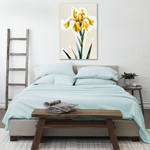 Yellow Iris (Abstract Flower Collection)
