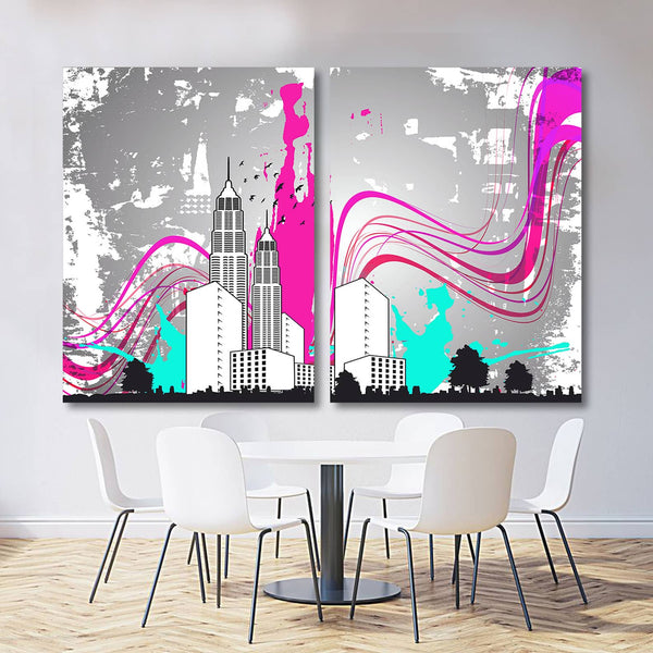 City Landscape #1, Digital Art