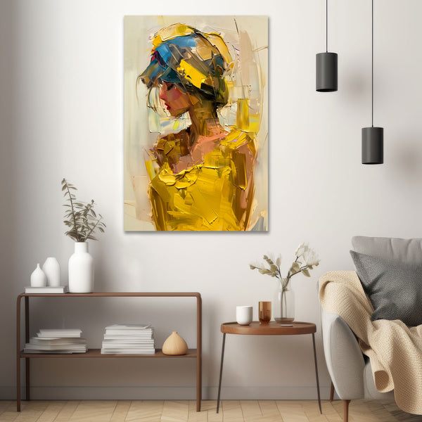 Woman in Yellow Dress