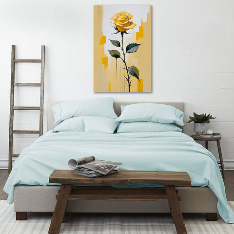One Flower – Yellow Rose (Abstract Flower Collection)