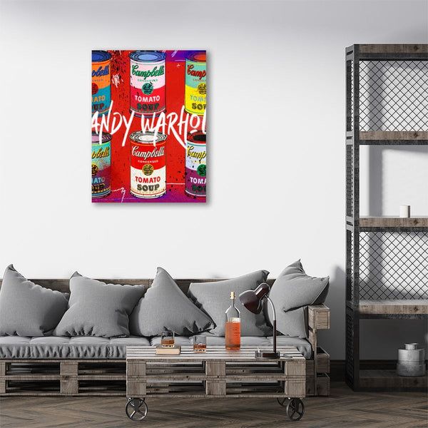Pop Art Poster In Warhol Style
