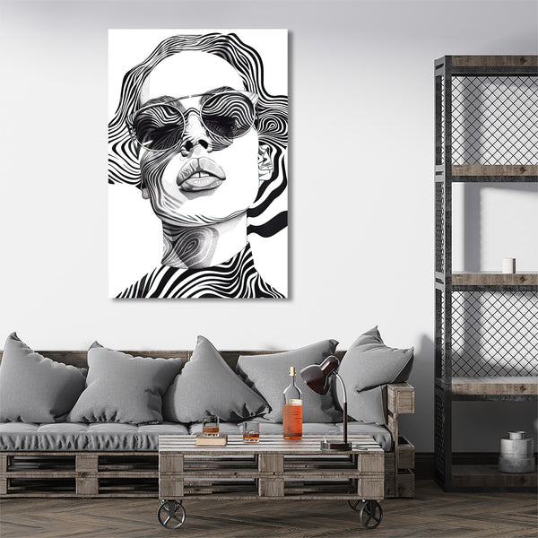 Woman Face, Minimalism
