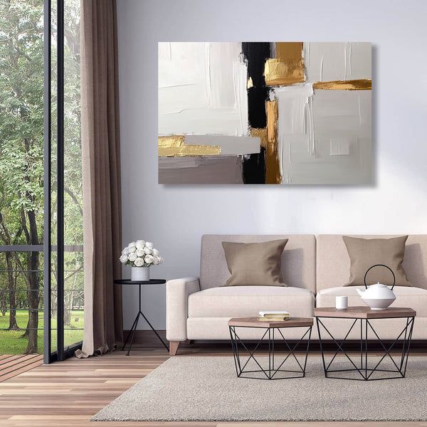 Abstract Black/Gold ART, Digital Art