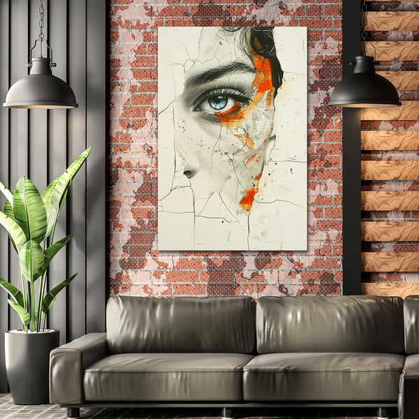 Abstract Woman Face, Digital Art
