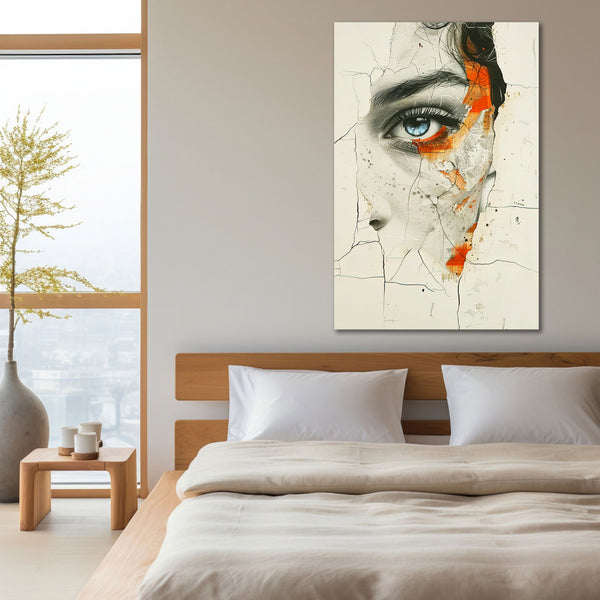 Abstract Woman Face, Digital Art