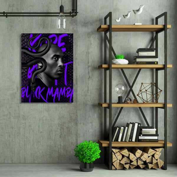 Kobe Bryant – Black Mamba, Pop Art Poster