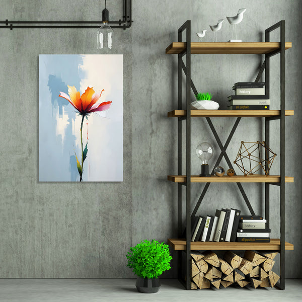 Abstract Style Flower – Contemporary Painting
