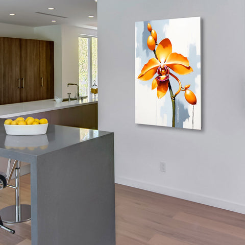 Orange Orchid (Abstract Flower Collection)