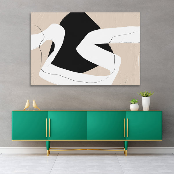 Abstract Art in Beige