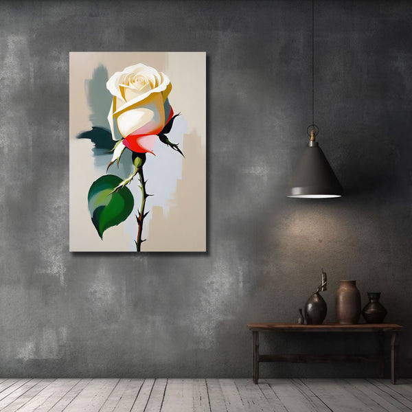Abstract White Rose (Flower Collection)