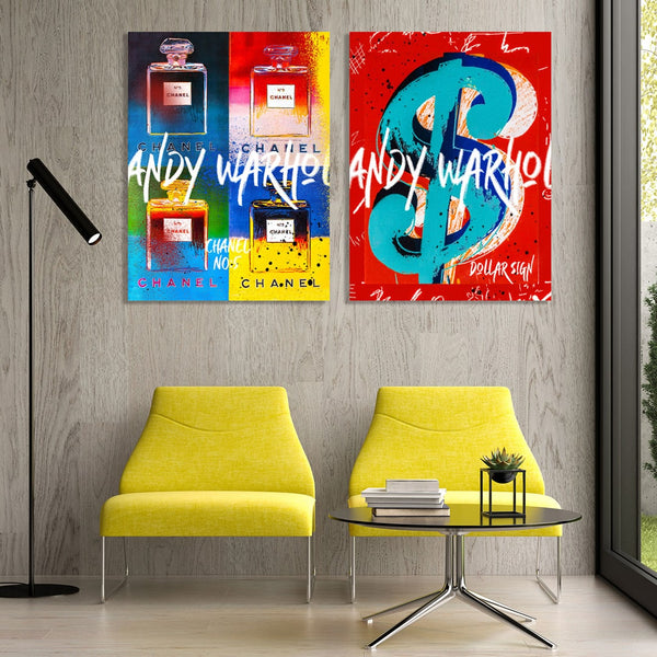 Warhol Style Pop Art Poster