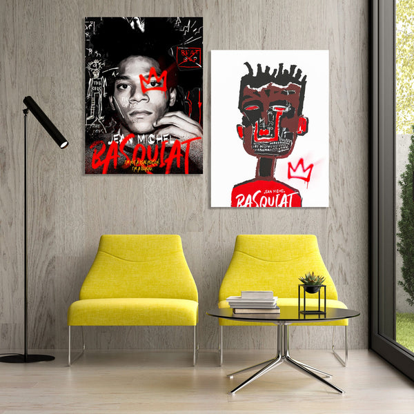 Portrait of Jean-Michel Basquiat, Pop Art Poster