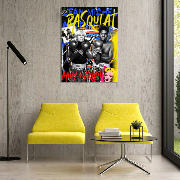 Portrait of Iconic Artists, Pop Art Poster