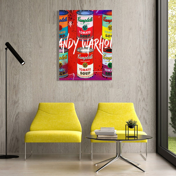 Pop Art Poster In Warhol Style