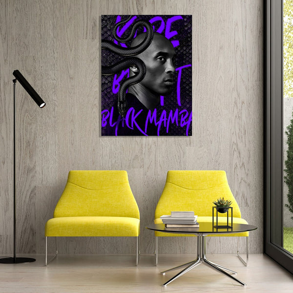 Kobe Bryant – Black Mamba, Pop Art Poster