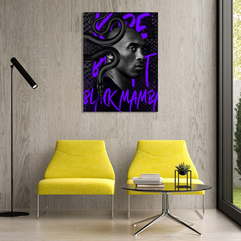 Kobe Bryant – Black Mamba, Pop Art Poster