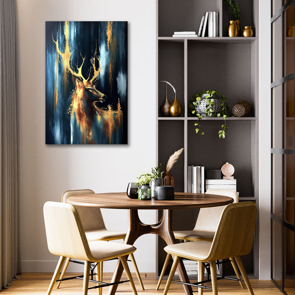 Deer, Abstract Digital Painting