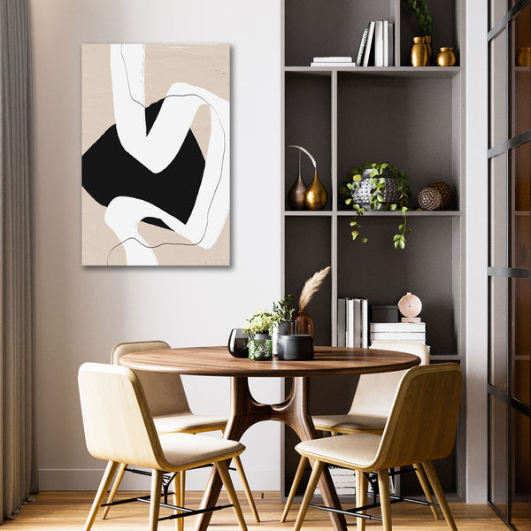 Abstract Art in Beige