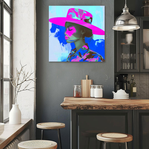 Woman In Hat, Pop-Art style
