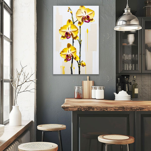 Yellow Orchid (Abstract Flower Collection)