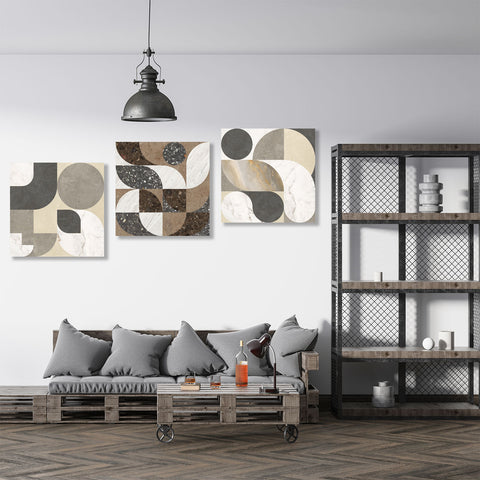 Modern Geometric ART SET of 3
