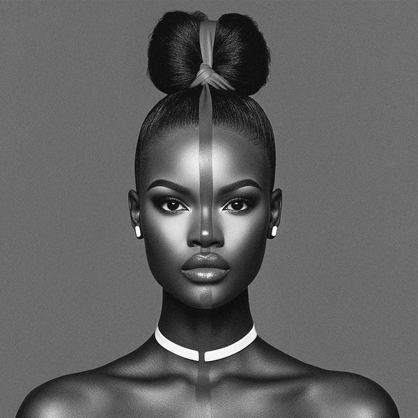Fashion Models' Portraits, ART SET of 3