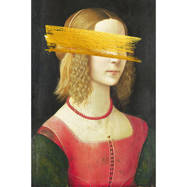 Portrait of a Young Woman by Domenico Ghirlandaio, Altered Art