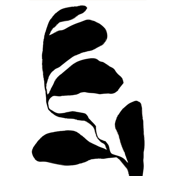 Abstract Plants in Scandinavian Style, ART SET of 2
