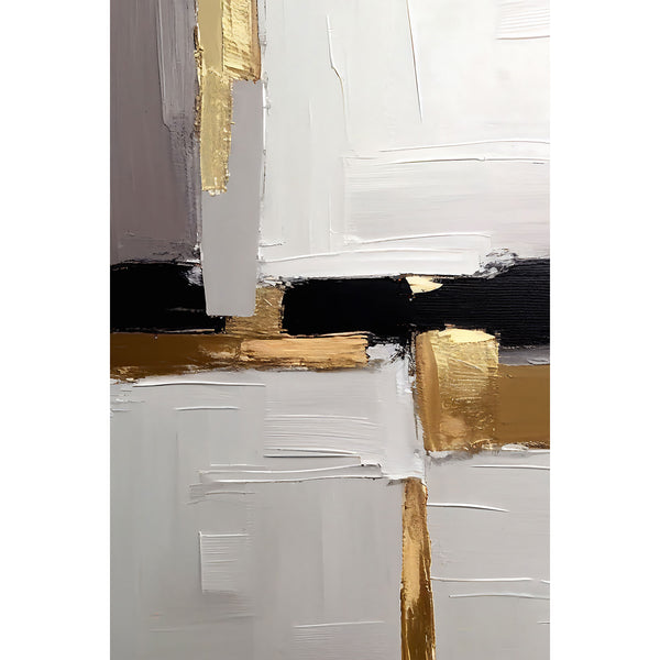 Abstract White/Gold ART, Digital Art