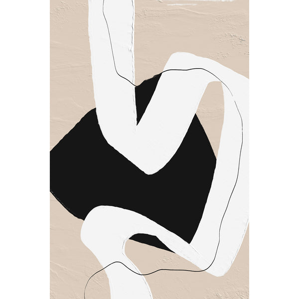 Abstract Art in Beige