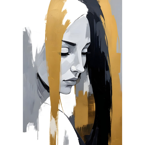 Abstract Woman's Portrait, New Collection