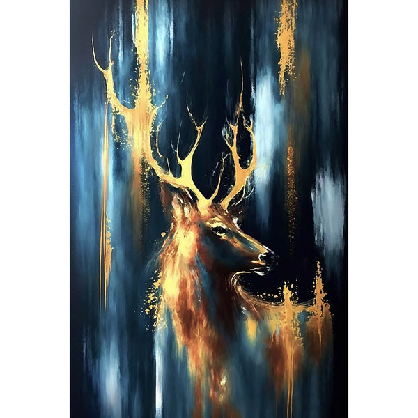 Deer, Abstract Digital Painting