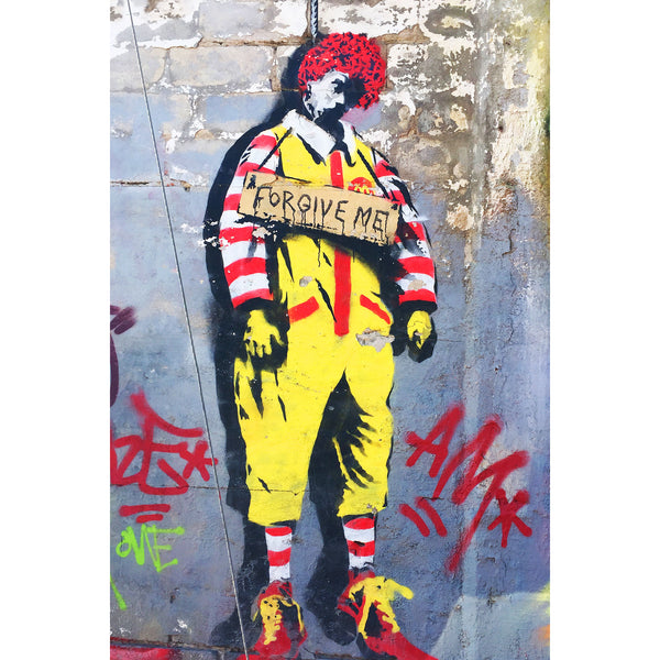Clown Forgive Me, Graffiti