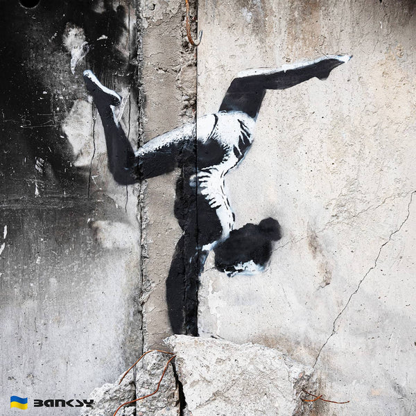 Mural Of A Ukrainian Gymnast, Graffiti