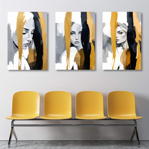 Abstract Woman's Portrait, New Collection
