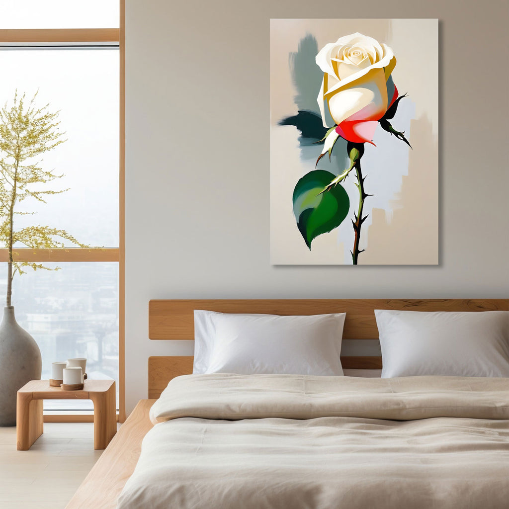 Abstract White Rose (Flower Collection)