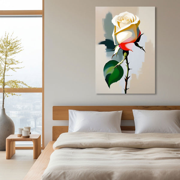 Abstract White Rose (Flower Collection)