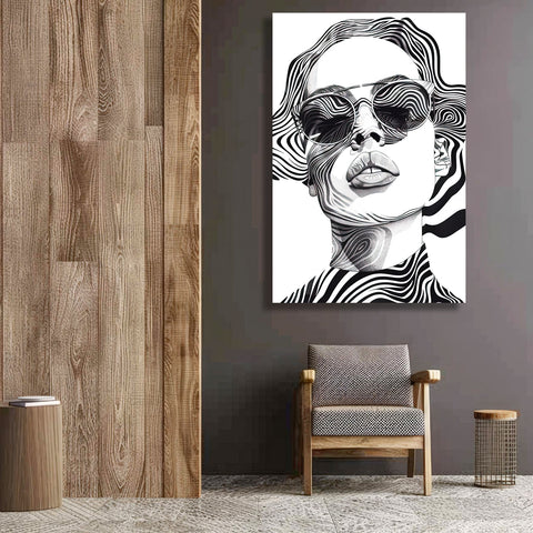 Woman Face, Minimalism
