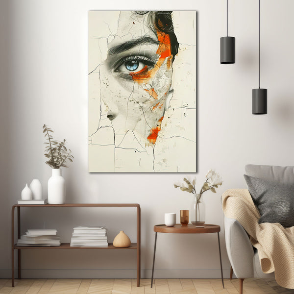 Abstract Woman Face, Digital Art