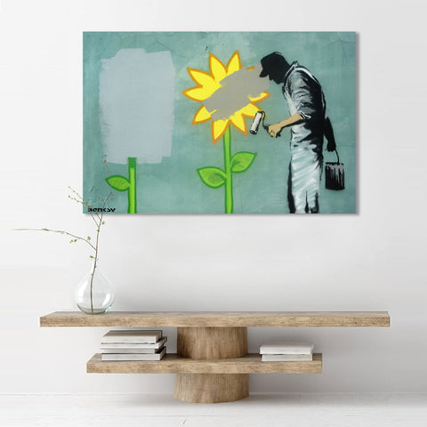 Banksy Graffiti Removal, Street Art (Horizontal)