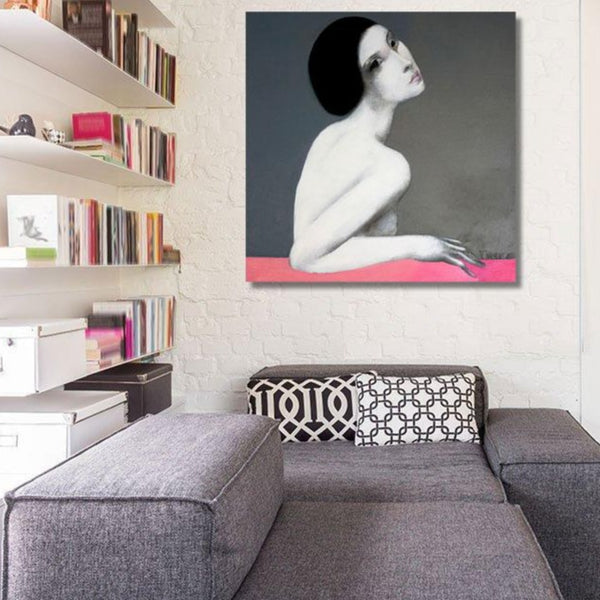 Brunette, Contemporary Painting
