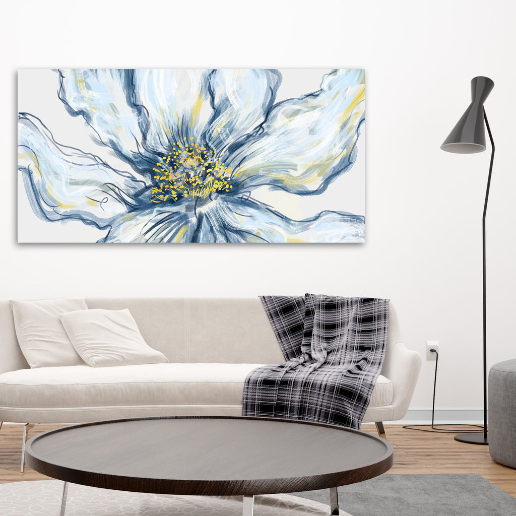 Abstract White Flower, Digital Art