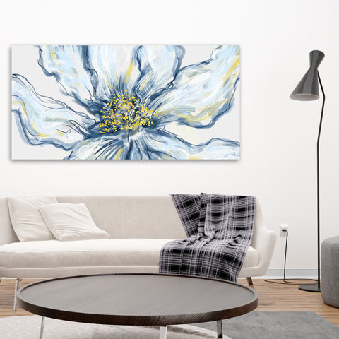 Abstract White Flower, Digital Art