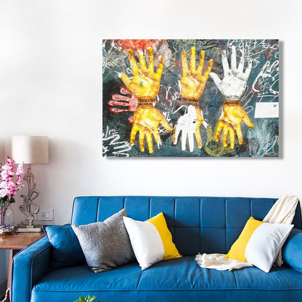 Colorful Hands, Graffiti