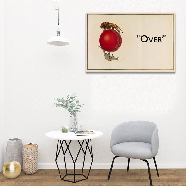 Over by Casson and Black, Vintage Poster