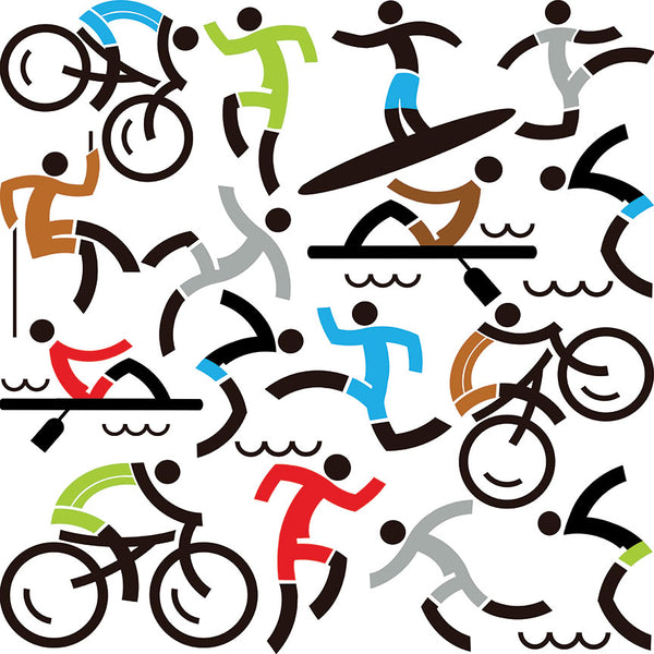 Sport Icons, Digital Art