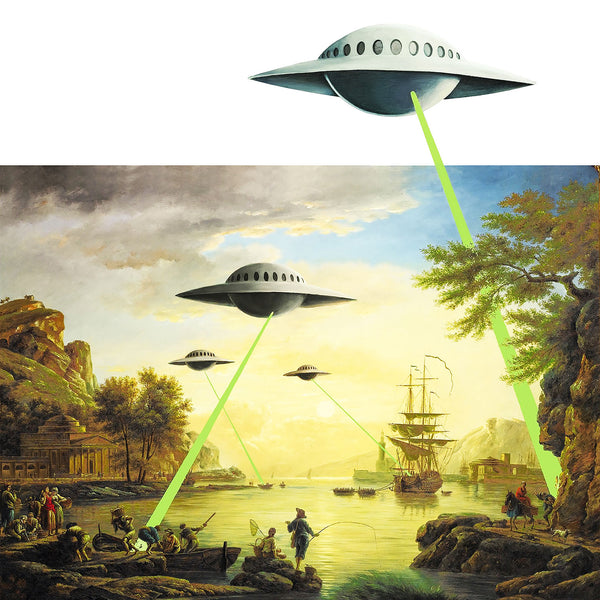 Banksy UFO Invasion, Graffiti