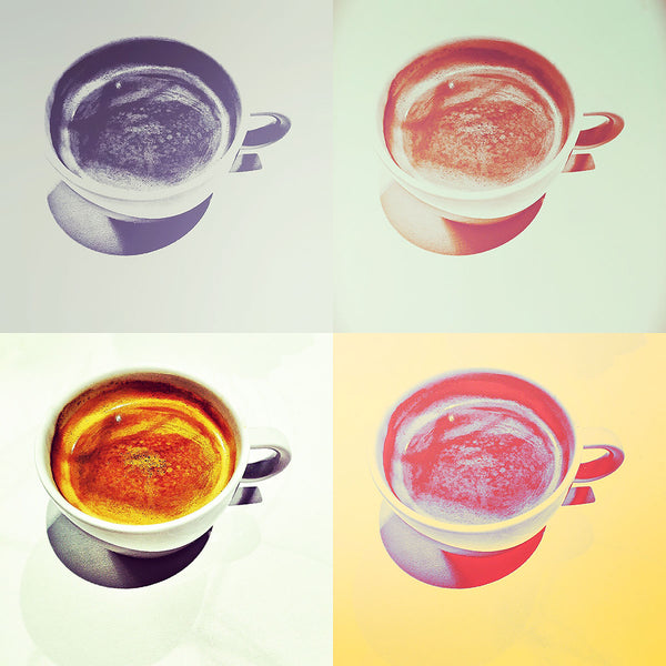 Coffee Cups, Watercolor